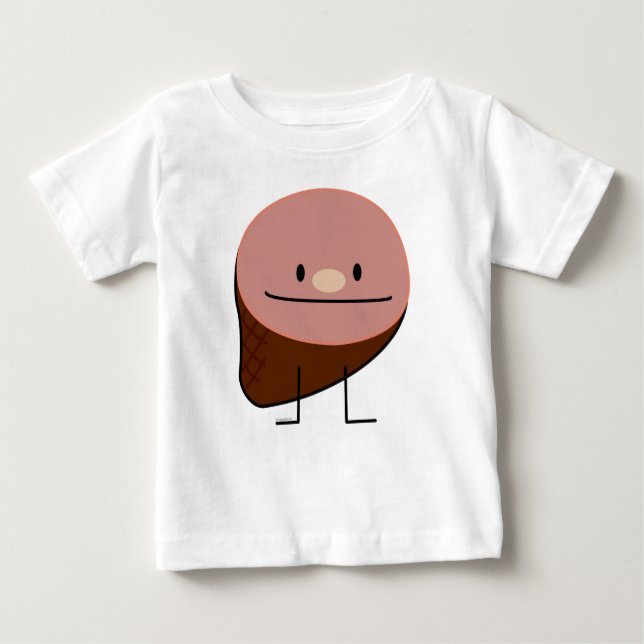 T-shirt Pour Bébé Ham holiday protein honey baked smoked pork (Devant)