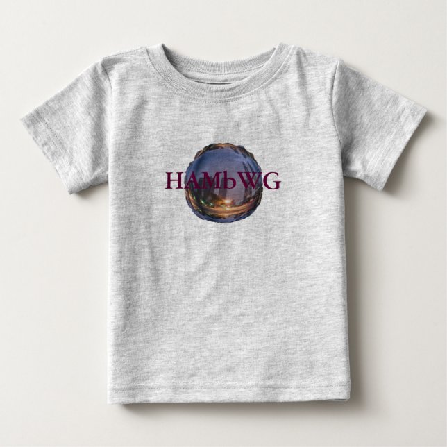 T-shirt Pour Bébé HAMbWG - Bodysuit bébé - Balloon avec logo (Devant)