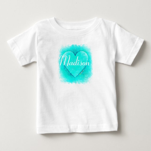 T-shirt Pour Bébé HAMbWG - Robe de bébé - Personnalisable (Devant)