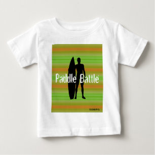 T-shirt Pour Bébé HAMbWG - T Shirt - Dégradés olive Surfeur