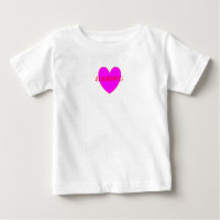 HAMbWG Toddler long manches T - Coeur violet
