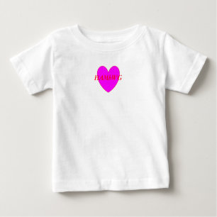 T-shirt Pour Bébé HAMbWG Toddler long manches T - Coeur violet