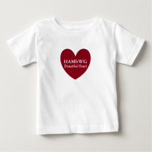 T-shirt Pour Bébé HAMbyWG - Robe de rouffle pour bébé - Beau coeur
