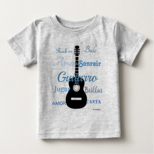 T-shirt Pour Bébé HAMbyWG - T Shirt - Multicolore - Guitarro