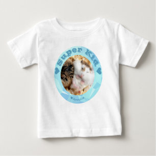 T-shirt Pour Bébé HammyVille - Joli hamster blanc Brown - Super Kids