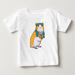 T-shirt Pour Bébé Hamster à Fitness avec serviette