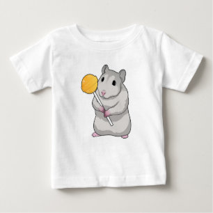 T-shirt Pour Bébé Hamster Lollipop