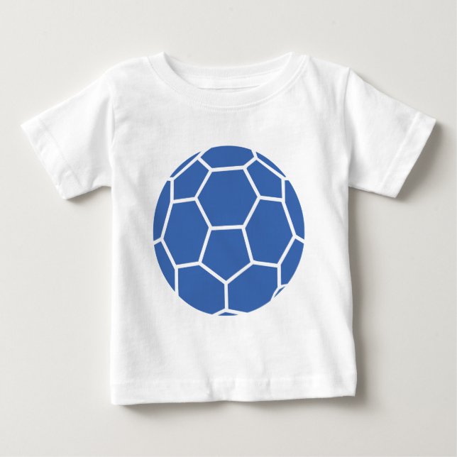 T-shirt Pour Bébé handball bleu (Devant)