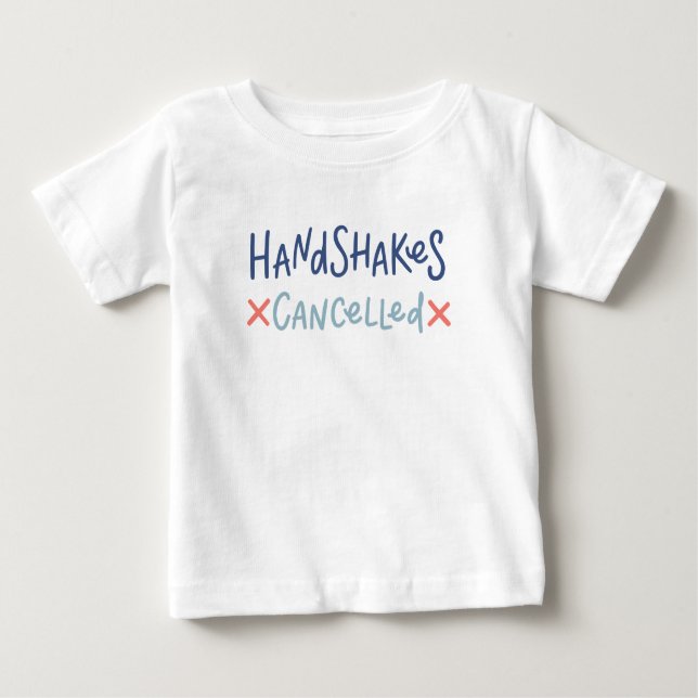 T-shirt Pour Bébé Handshakes annulés (Devant)