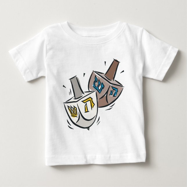 T-shirt Pour Bébé Hanoukka (Devant)