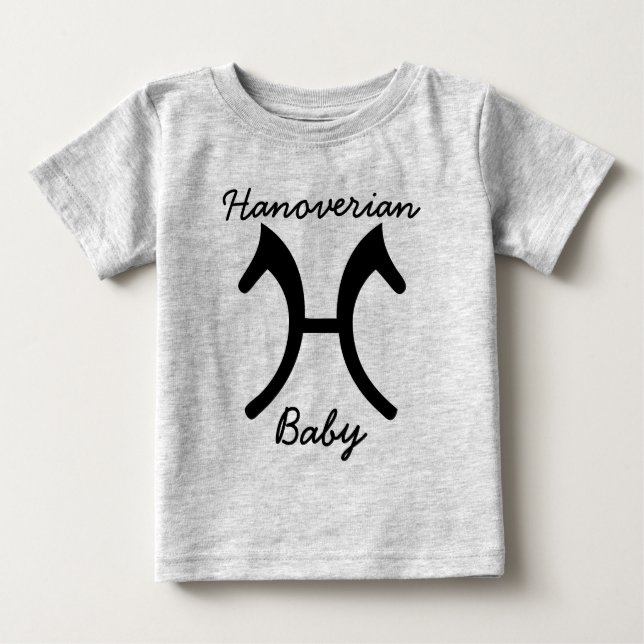 T-shirt Pour Bébé Hanoverian Baby Organic (Devant)
