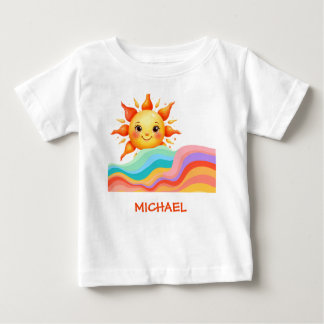 T-shirt Pour Bébé Happy Bright Sunshine Summer