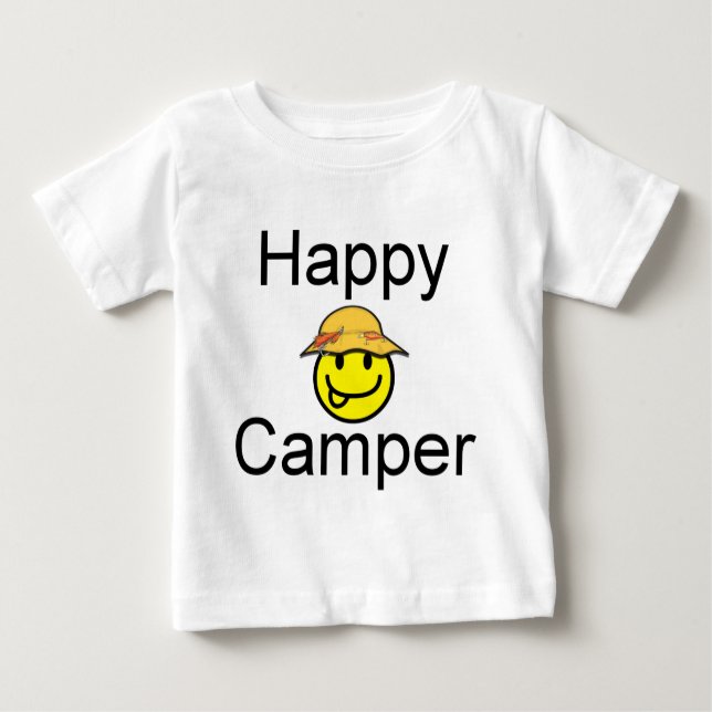 T-shirt Pour Bébé Happy Camper (Devant)