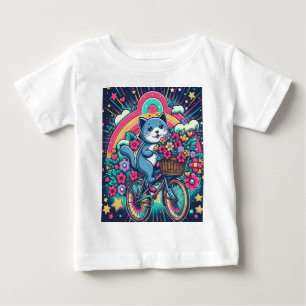 T-shirt Pour Bébé Happy Cat