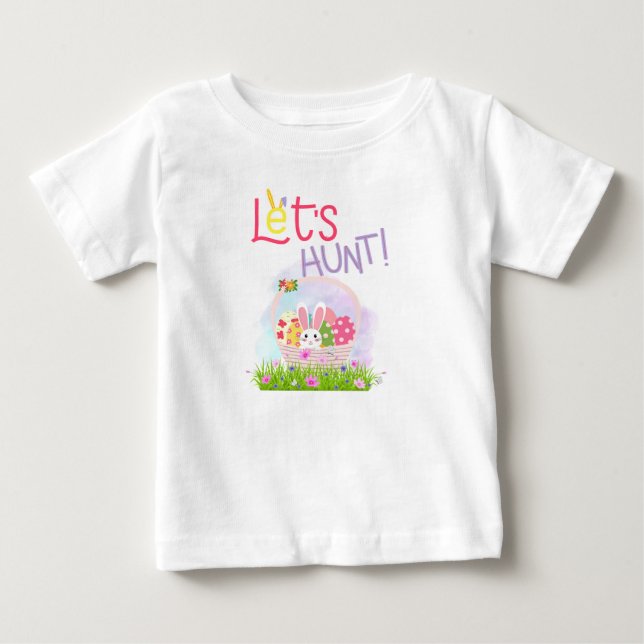T-SHIRT POUR BÉBÉ HAPPY EASTER (Devant)