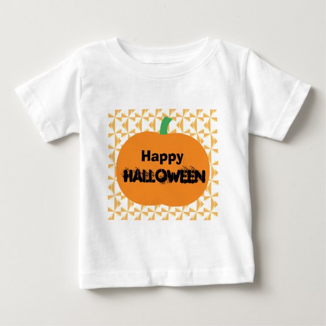 T-shirt Pour Bébé Happy Halloween (Devant)