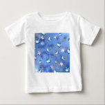 T-shirt Pour Bébé Happy Hanoukka Falling Stars and Dreidels<br><div class="desc">You are viewing The Lee Hiller Design Collection. Appareil,  Venin & Collectibles Lee Hiller Photofy or Digital Art Collection. You can view her her Nature photographiy at at http://HikeOurPlanet.com/ and follow her hiking blog within Hot Springs National Park.</div>