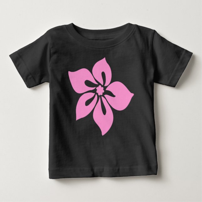 T-shirt Pour Bébé Happy Hibiscus Infant Creeper (Devant)