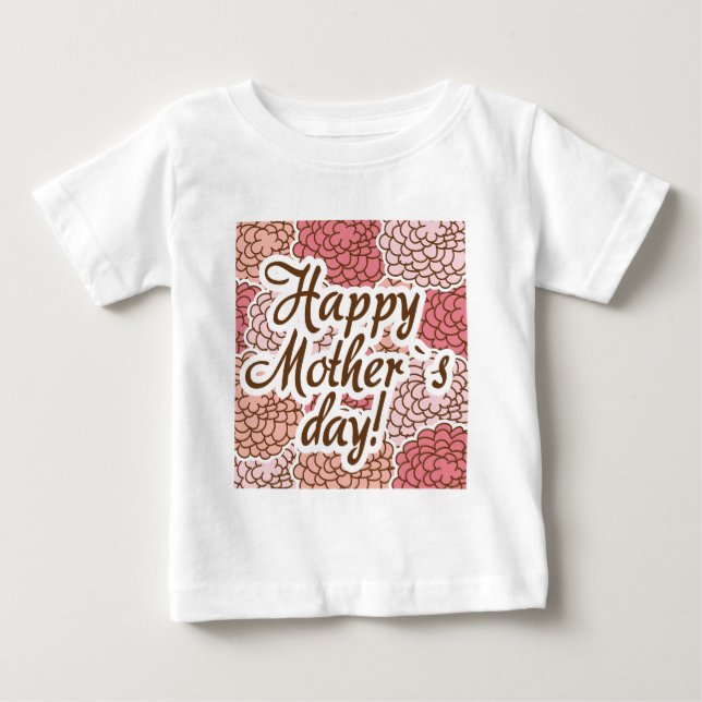 T-shirt Pour Bébé happy mother day (Devant)