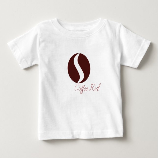T-shirt Pour Bébé Haricot de café funky (Devant)