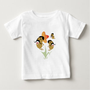 T-shirt Pour Bébé Haricots secs mexicains