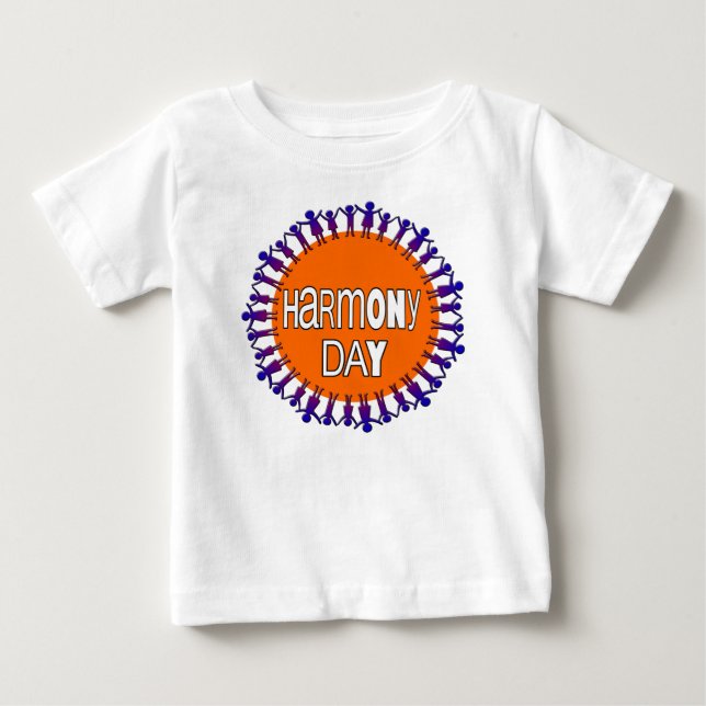 T-shirt Pour Bébé Harmony day, Australie (Devant)