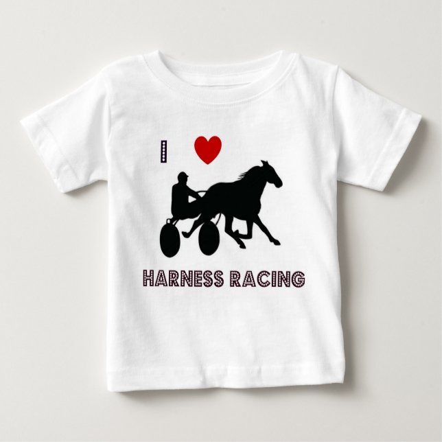 T-shirt Pour Bébé Harnais Racing Romper (Devant)