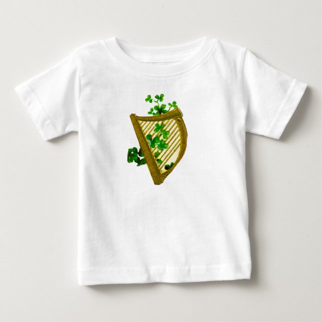 T-shirt Pour Bébé Harpe & Clochers (Devant)