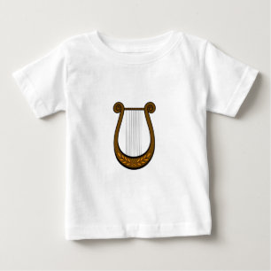 T-shirt Pour Bébé Harpe Irlandaise