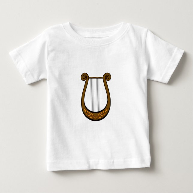 T-shirt Pour Bébé Harpe Irlandaise (Devant)