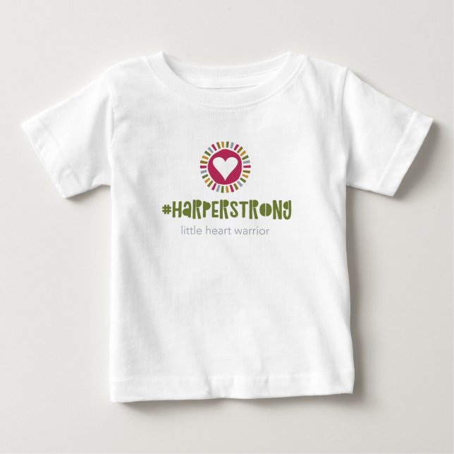 T-shirt Pour Bébé HarperStrong (Devant)