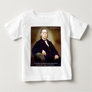 T-shirt Pour Bébé Harriet Ward Beecher Citation de gratitude Sagesse