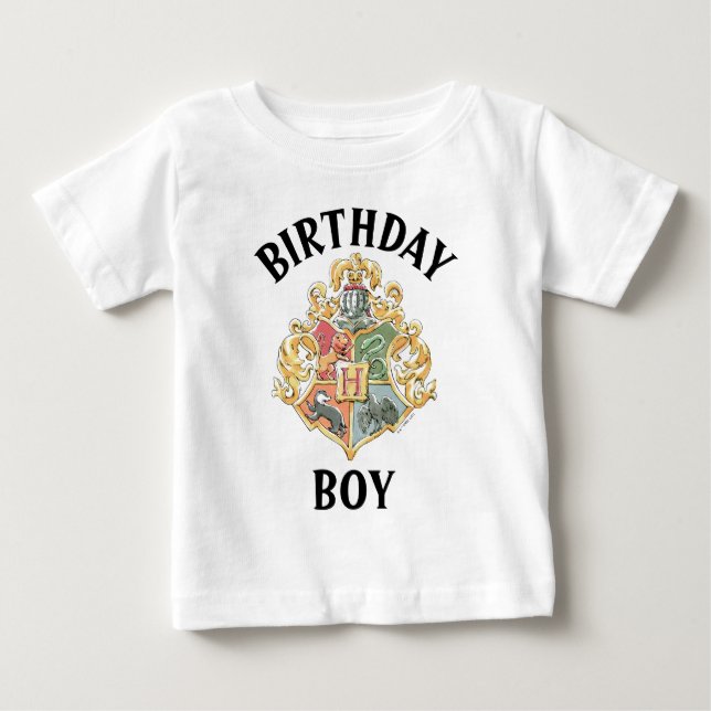 T-shirt Pour Bébé Harry Potter | Anniversaire du blason de Poudlard (Devant)