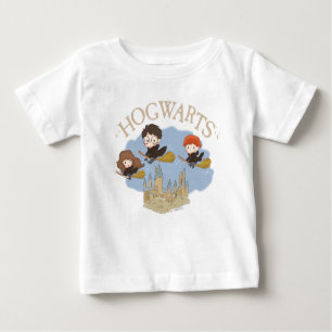 T-shirt Pour Bébé HARRY POTTER™, Hermione & Ron Fly Over HOGWARTS™