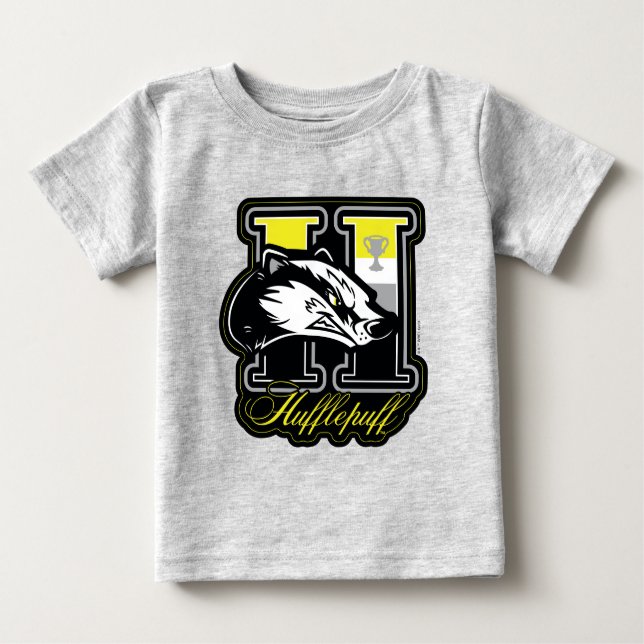 T-shirt Pour Bébé HARRY POTTER™ | HUFFLEPUFF™ Badge sportif (Devant)
