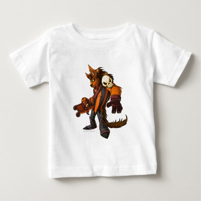 T-shirt Pour Bébé Haunted Woods Team Capitaine 2 (Devant)