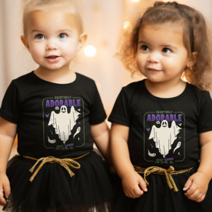 T-shirt Pour Bébé Hauntingly adorable Funny Halloween les paroles de