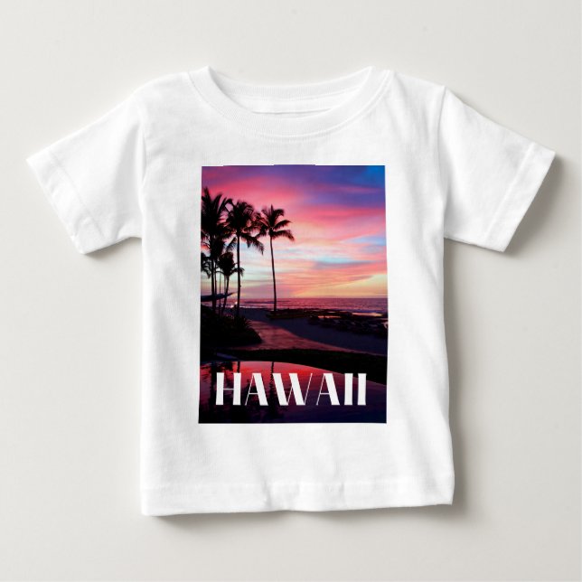 T-shirt Pour Bébé Hawaii (Devant)
