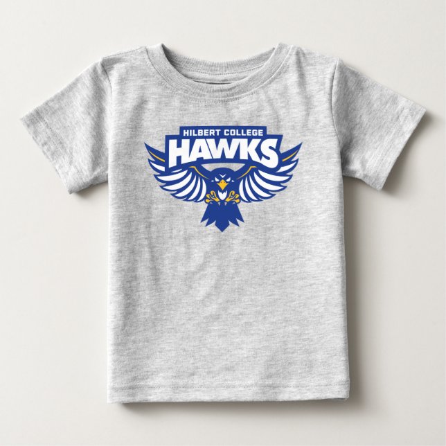 T-shirt Pour Bébé Hawks du Hilbert College (Devant)