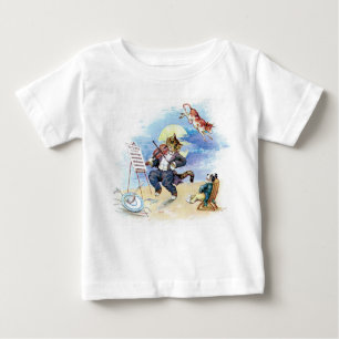 T-shirt Pour Bébé Hé, dupez dupent la comptine
