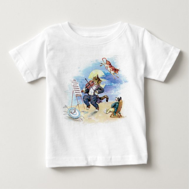 T-shirt Pour Bébé Hé, dupez dupent la comptine (Devant)