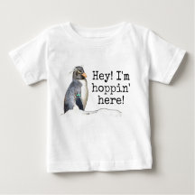 Hé ! Je suis Hoppin ici ! Chemise Rockhopper Pengu