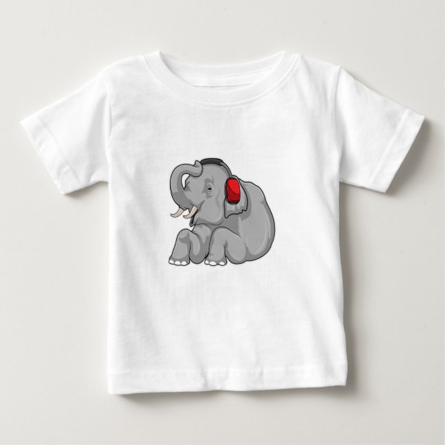 T-shirt Pour Bébé Headphone (Devant)