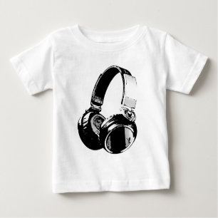 T-shirt Pour Bébé Headphone