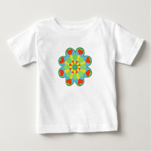 T-shirt Pour Bébé Heart Mandala