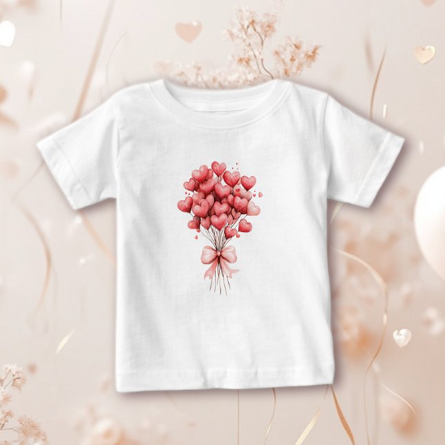 T-shirt Pour Bébé Hearts Bouquet (Créateur téléchargé)