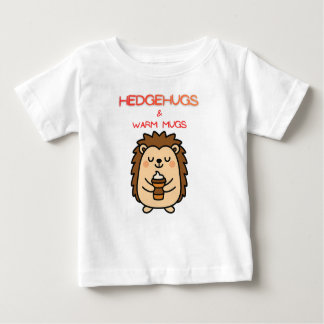 T-shirt Pour Bébé Hedgehugs & Warm Mugs – Cute Cozy Hedgehog Winter
