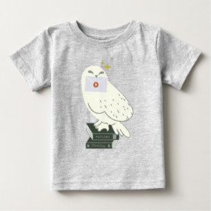T-shirt Pour Bébé Hedwig avec lettre dessin fantaisiste