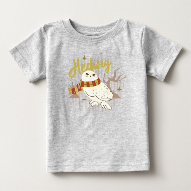 T-shirt Pour Bébé Hedwig Whimsical Forest Drawing (Devant)
