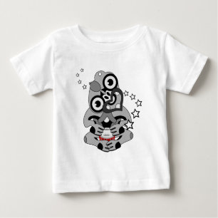 T-shirt Pour Bébé Hei Tiki Nouvelle-Zélande Drum Maori Design